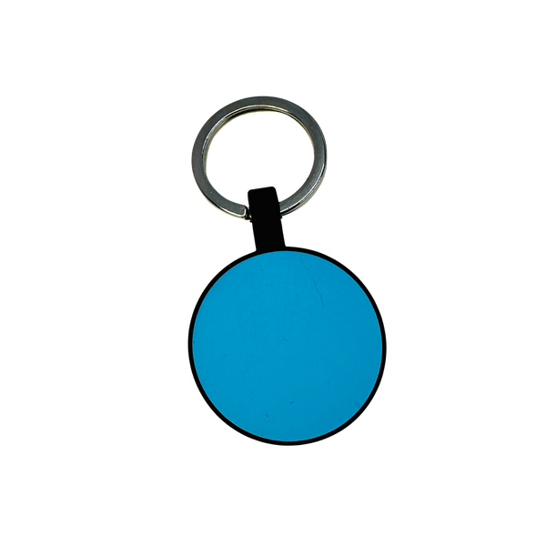 QR Coded Silicone Pet Tag Circle