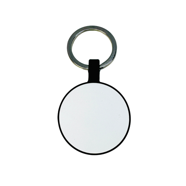 QR Coded Silicone Pet Tag Circle