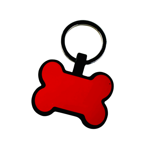 QR Coded Silicone Pet Tag Bone