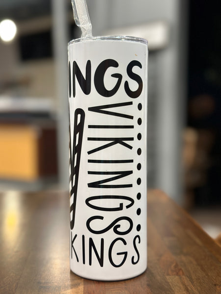 Vikings 20 oz Skinny Tumbler