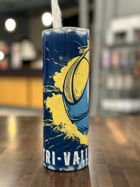 Tri-Valley Vikings Volleyball 20 oz Skinny Tumbler