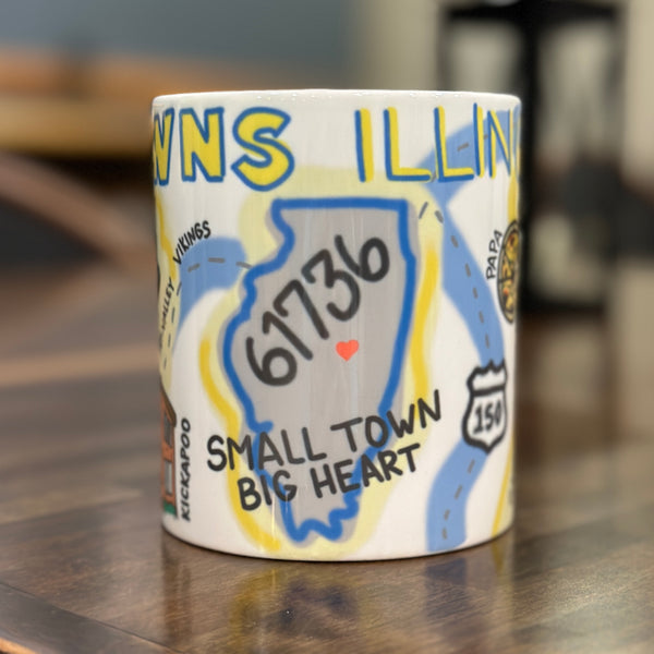 Downs Illinois Coffee Mug