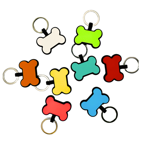 QR Coded Silicone Pet Tag Bone