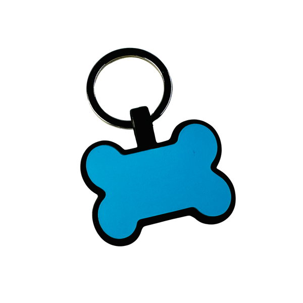 QR Coded Silicone Pet Tag Bone
