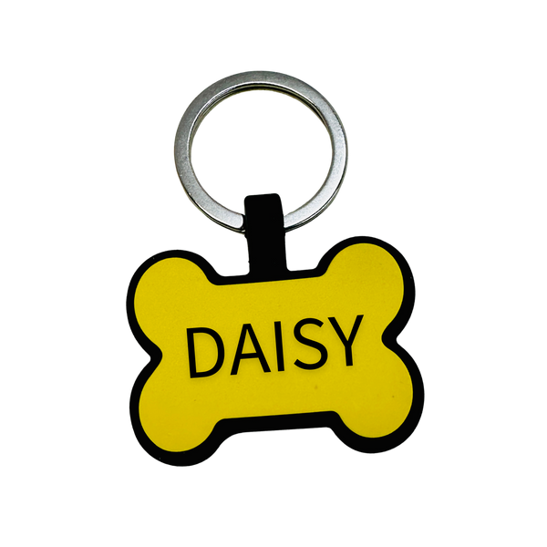QR Coded Silicone Pet Tag Bone