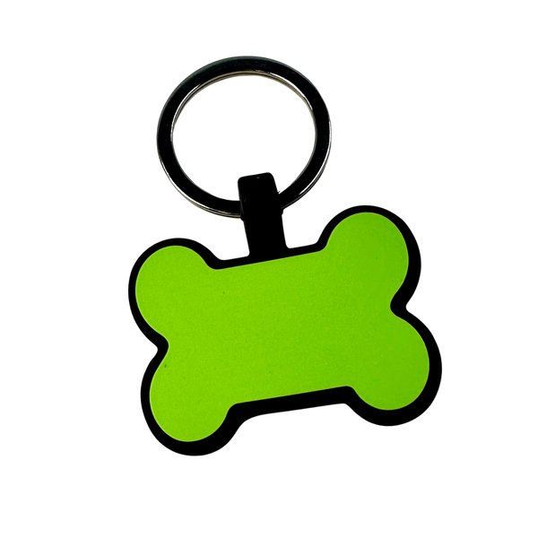 QR Coded Silicone Pet Tag Bone