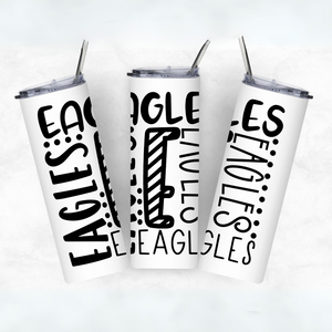 Eagles 20 oz Skinny Tumbler