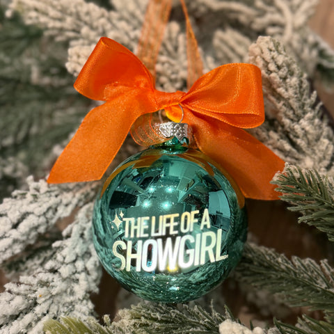 ✨ “The Life of a Showgirl” Light-Up Glass Ornament – Inspired by Taylor Swift ✨